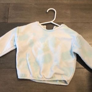 Zara baby sweatshirt tie die 6-9 months